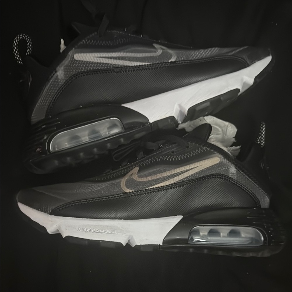 Nike Black and White Air Max Sneakers